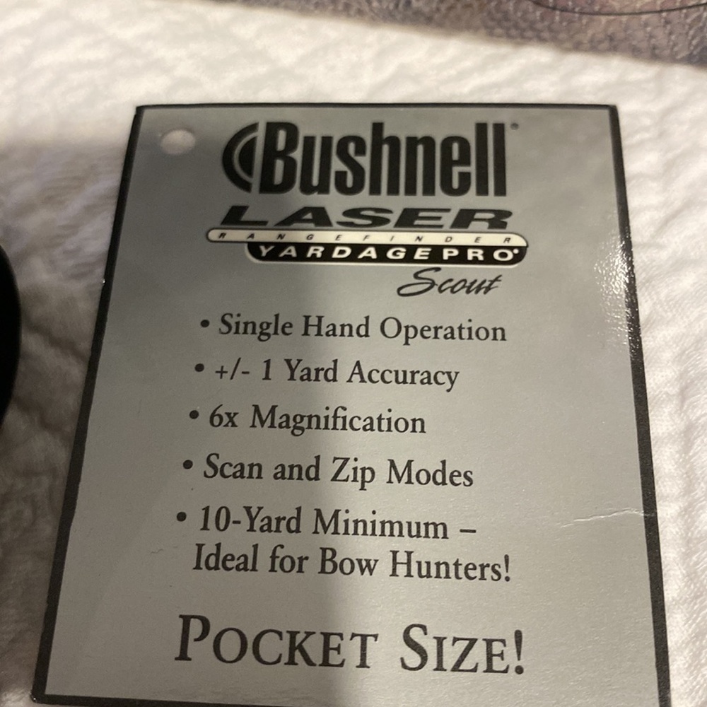 BUSHNELL LASER FAIRWAY FINDER TO DETECT HOW FAR THE FAIRWAY IS OR ANYTHI… - Picture 12 of 16